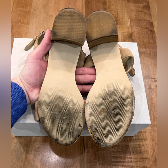 Steve Madden suede strappy block heels - Picture 3 of 3